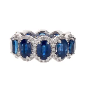 10.24ct Sapphire Eternity Band