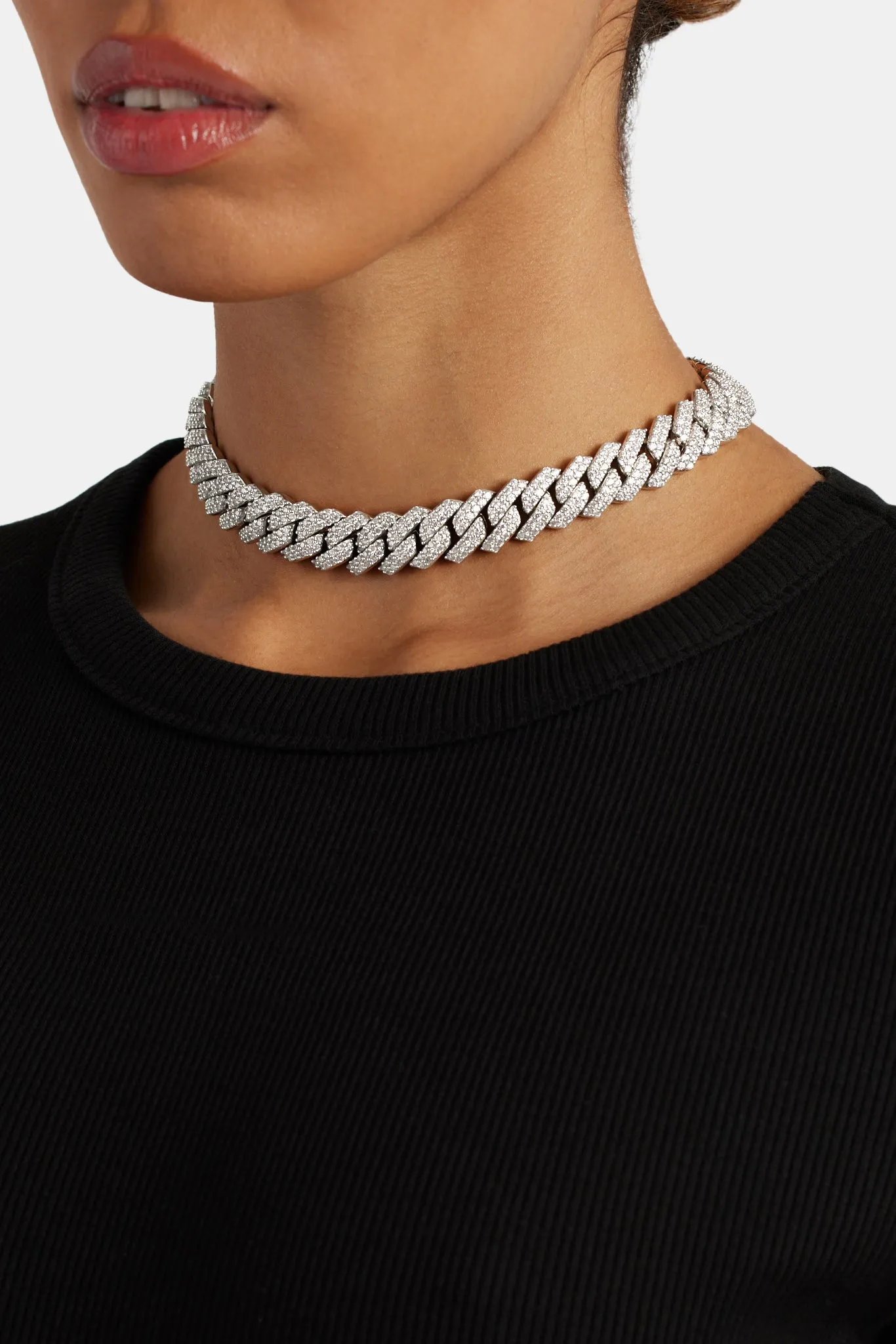 14mm Prong Cuban Chain Choker