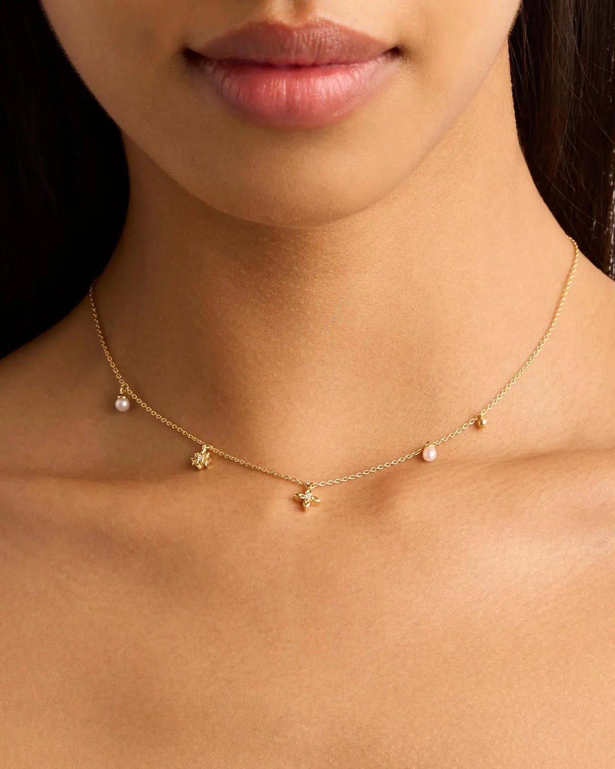 18k Gold Vermeil Live in Peace Choker