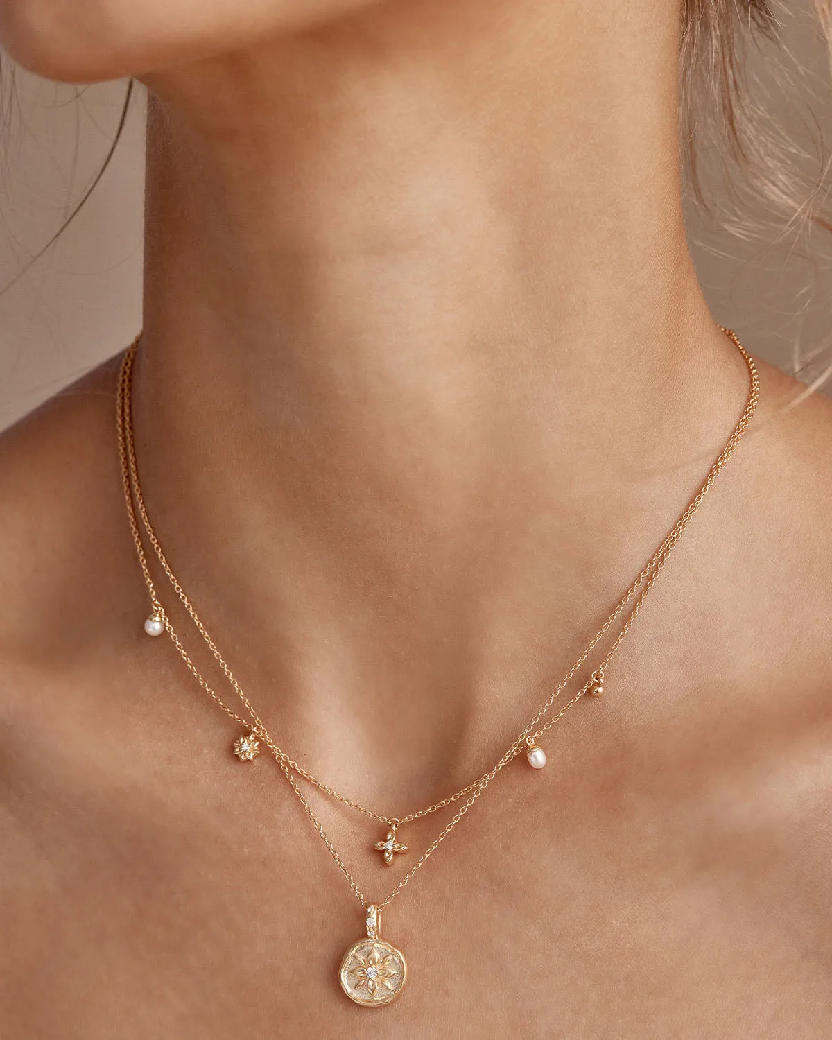 18k Gold Vermeil Live in Peace Choker