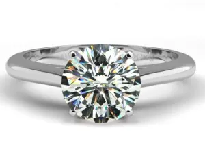 2.00 CARAT ROUND BRILLIANT CUT DIAMOND SOLITAIRE