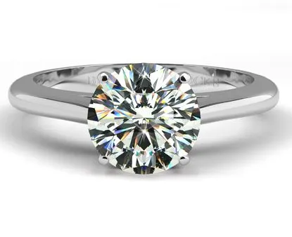 2.00 CARAT ROUND BRILLIANT CUT DIAMOND SOLITAIRE