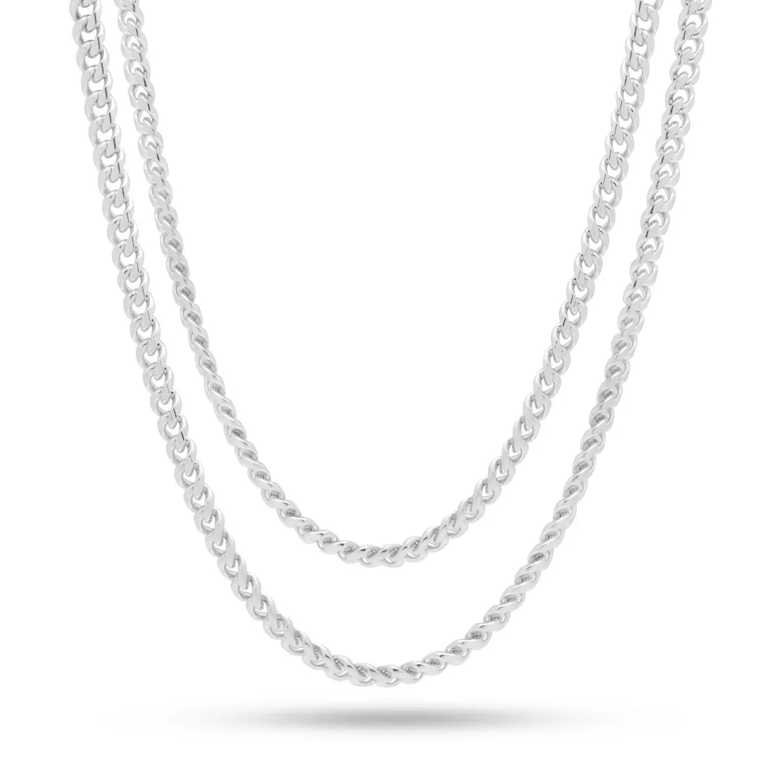 5mm Miami Cuban Link Chain Choker Set