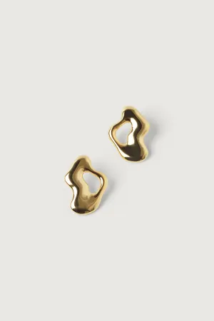 ABSTRACT LIQUID EARRING