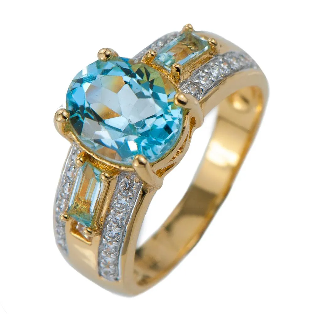 Alibi Topaz Ring