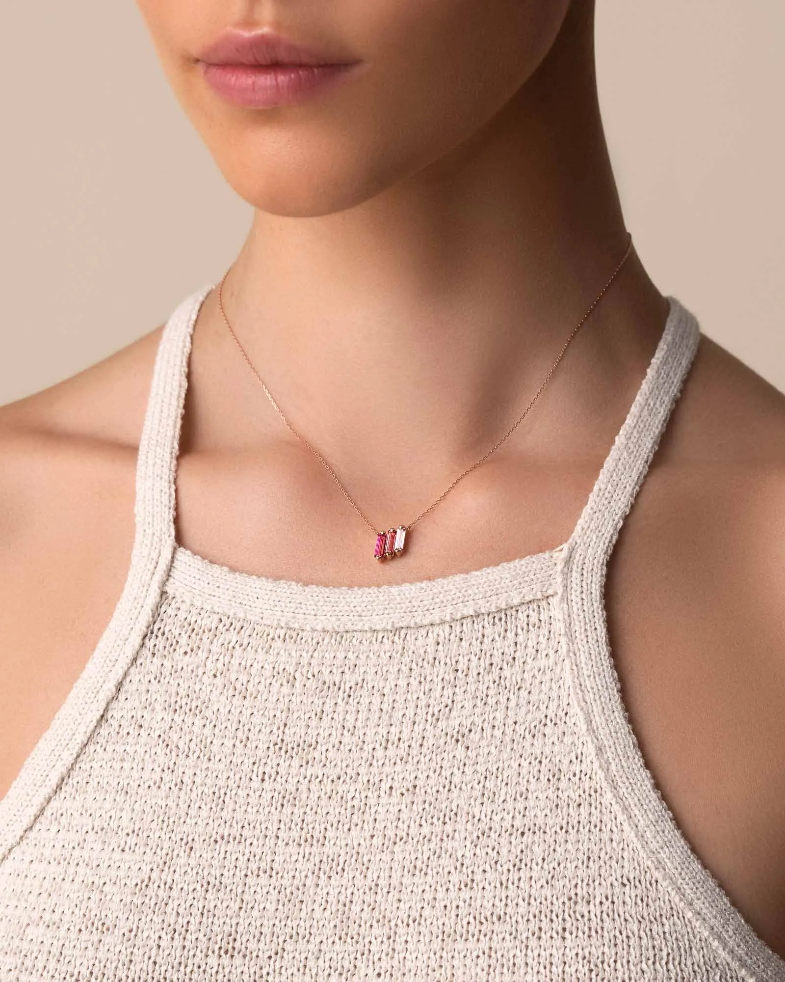 Amalfi Midi Red Ombre Pendant