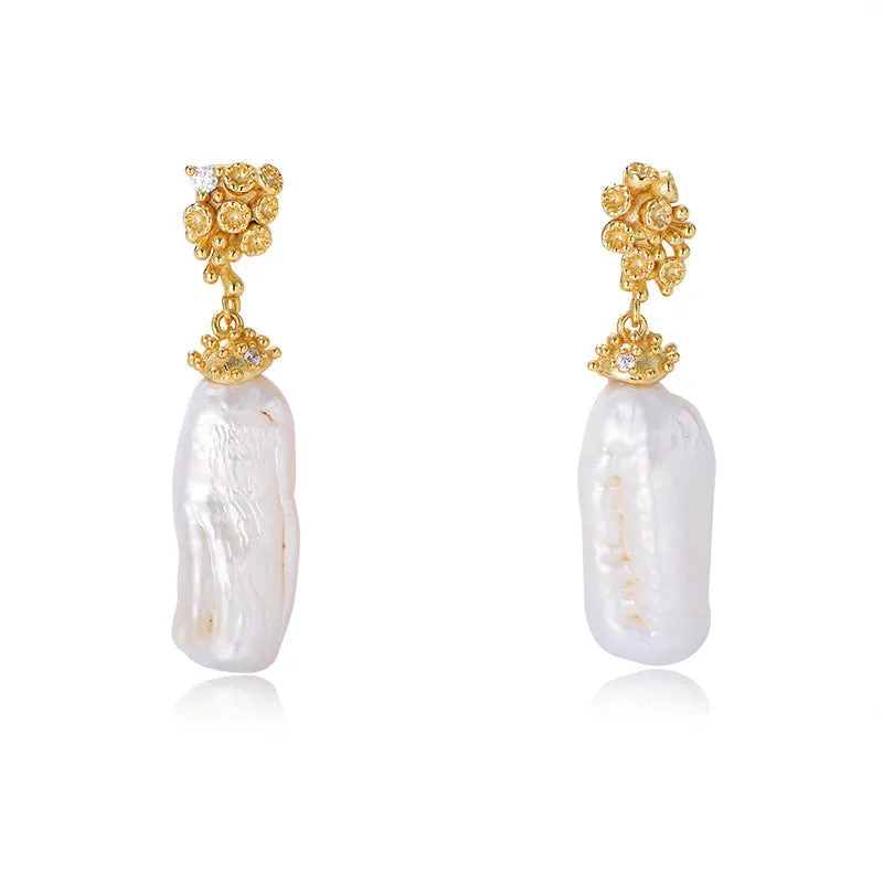 Baroque Pearl Earrings