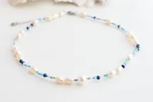 Beach Beads Barnstable Harbor Pearl Choker Necklace