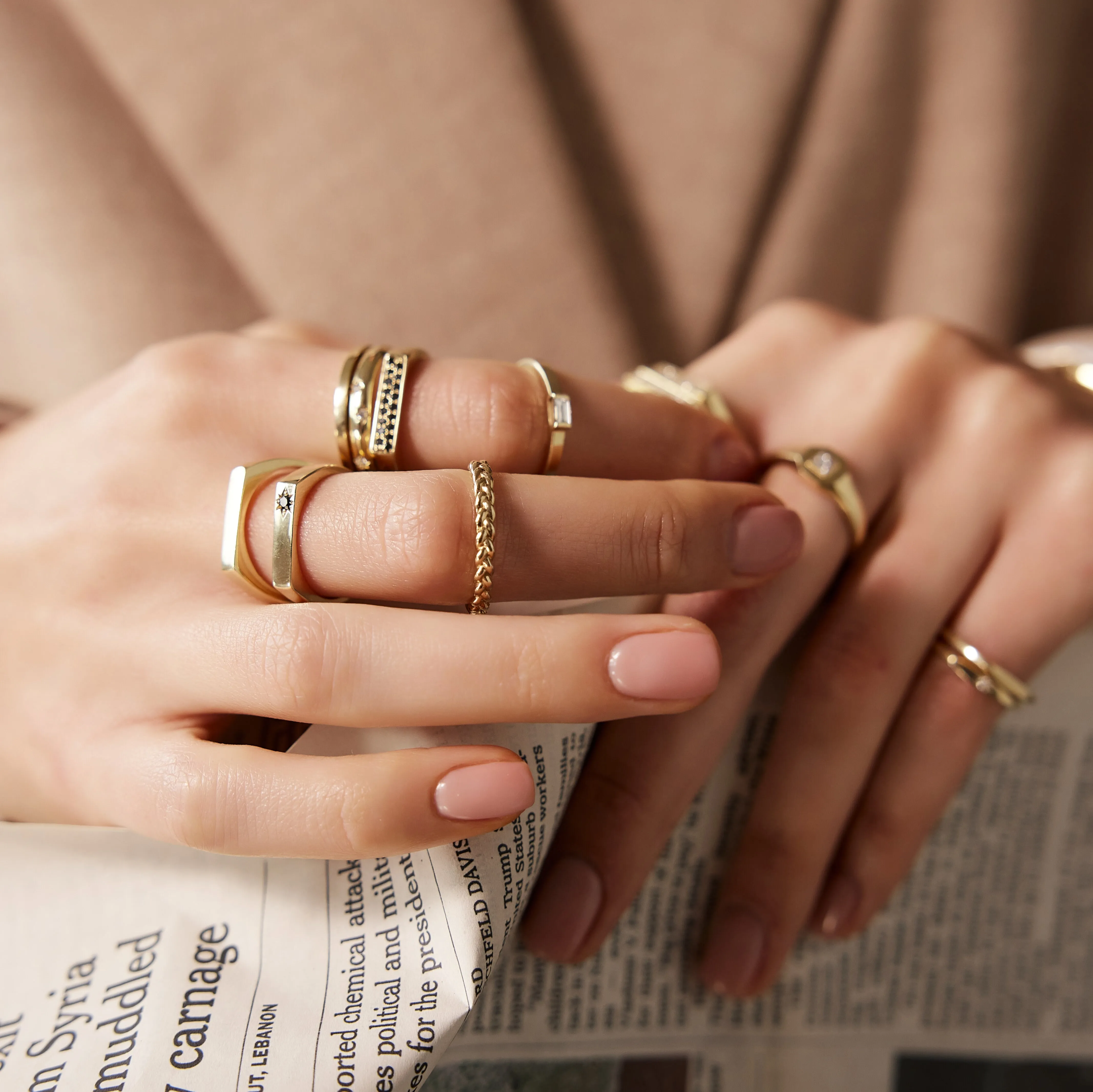 Braided Gold Ring