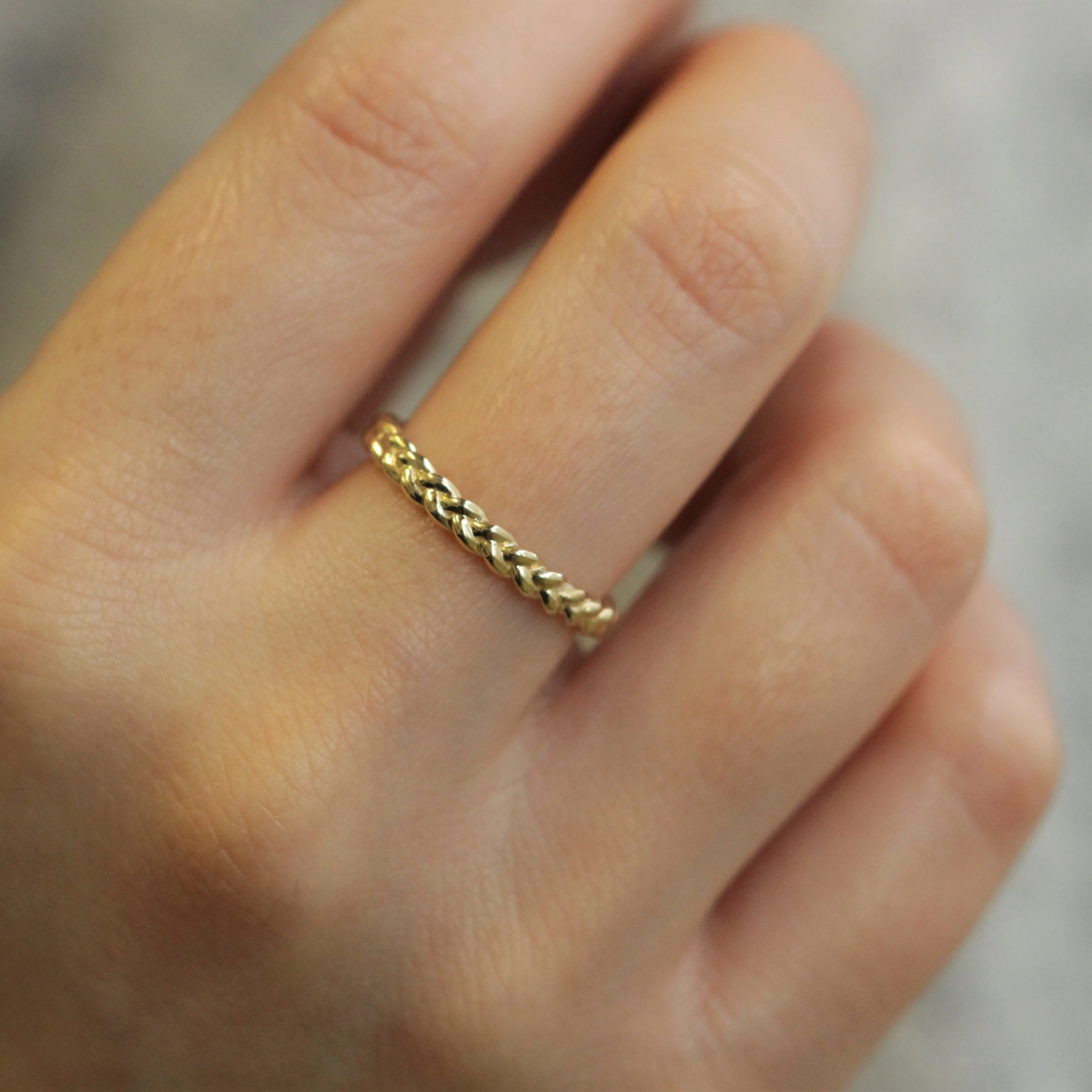 Braided Gold Ring