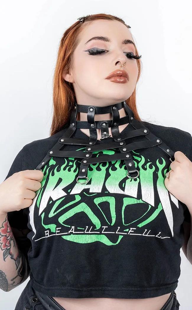 Caged In Neck Harness Choker