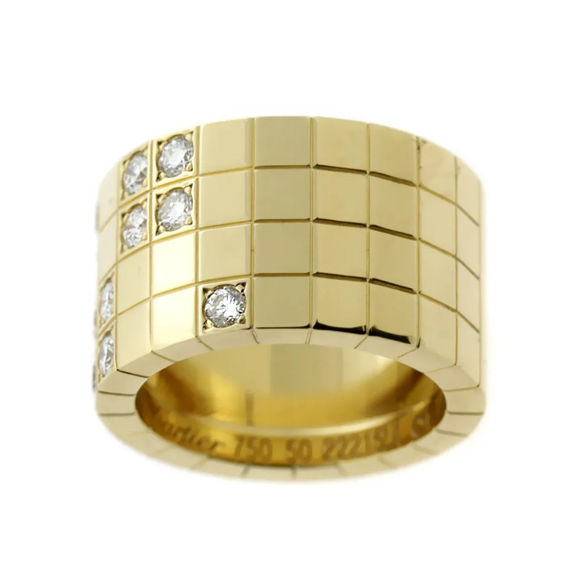 Cartier Lanieres Diamond Gold Ring