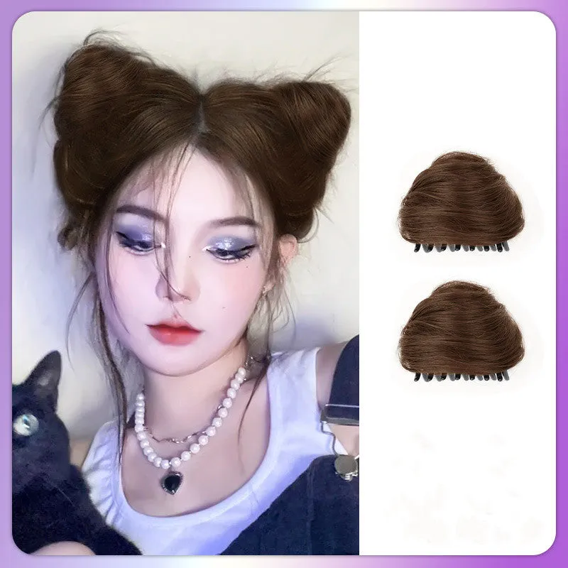 Cat Ear Fluffy Wig   Necklace  KF82952