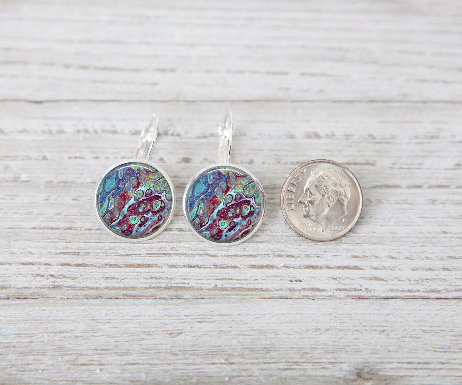 Coral Reef Large Dangle Earrings | Handmade Jewelry