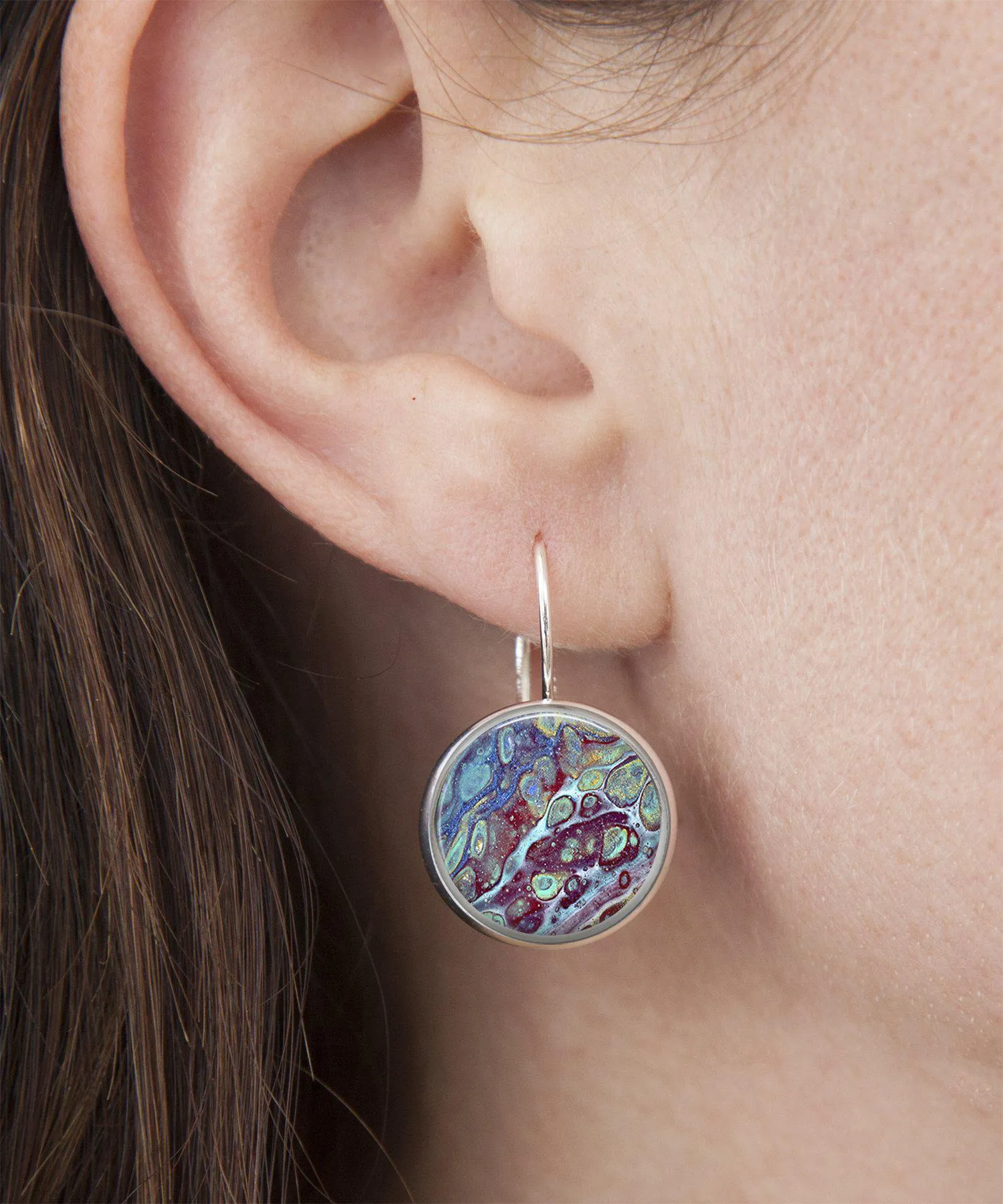 Coral Reef Large Dangle Earrings | Handmade Jewelry