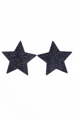 Dark Star Glitter Nipple Pasties | 5 Pairs