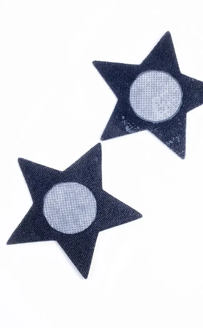 Dark Star Glitter Nipple Pasties | 5 Pairs