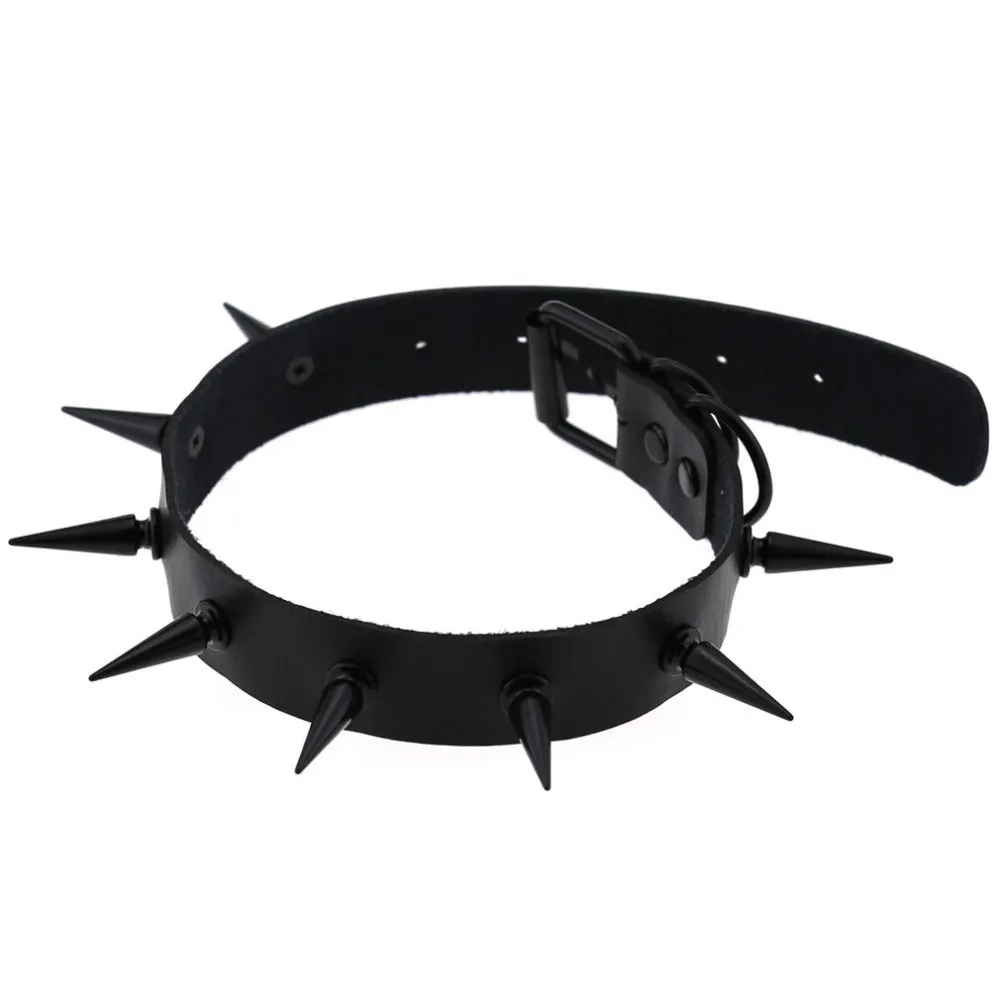 Dark Witch's Spiked Choker Collar / Gothic Style Accessories for Men and Women