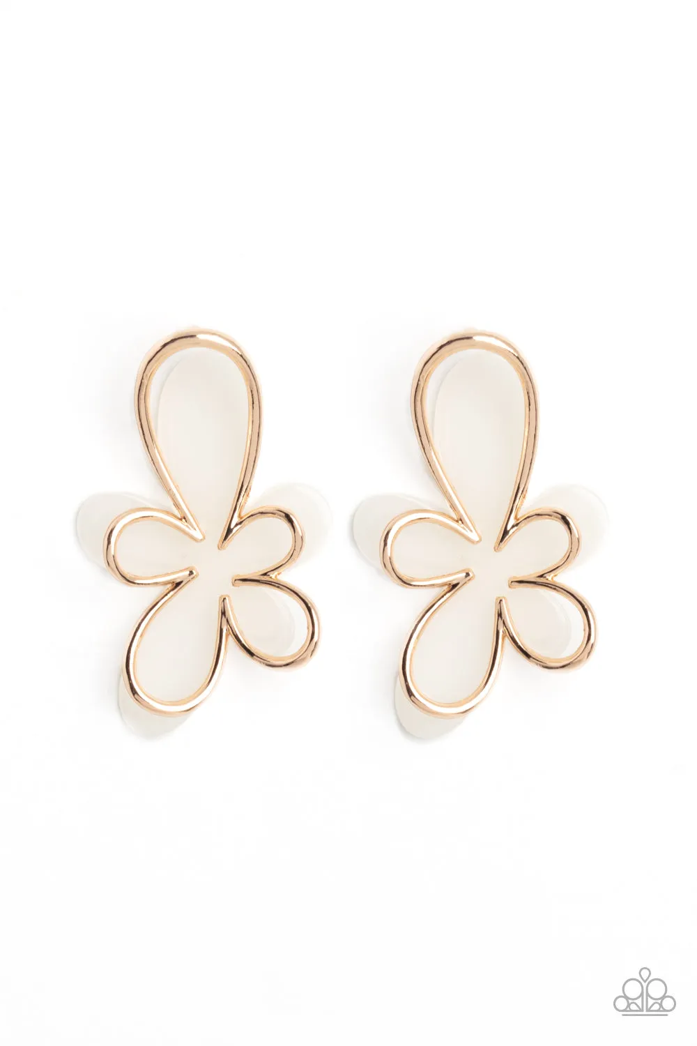 Earrings Glimmering Gardens - Gold E441