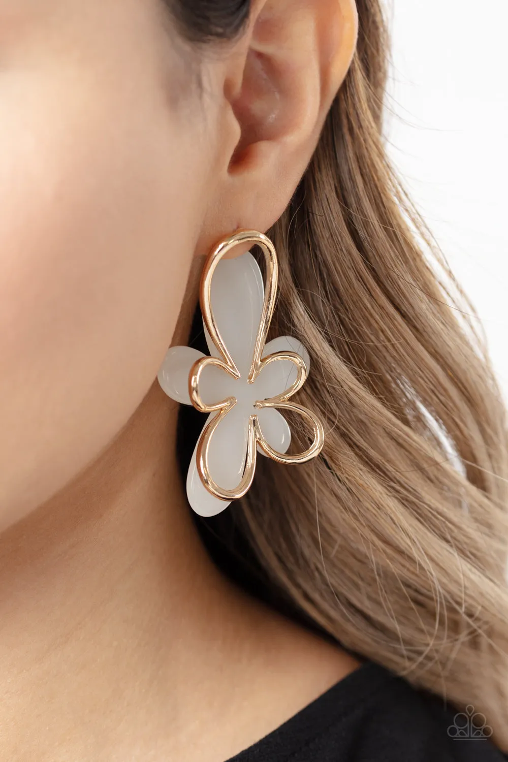 Earrings Glimmering Gardens - Gold E441