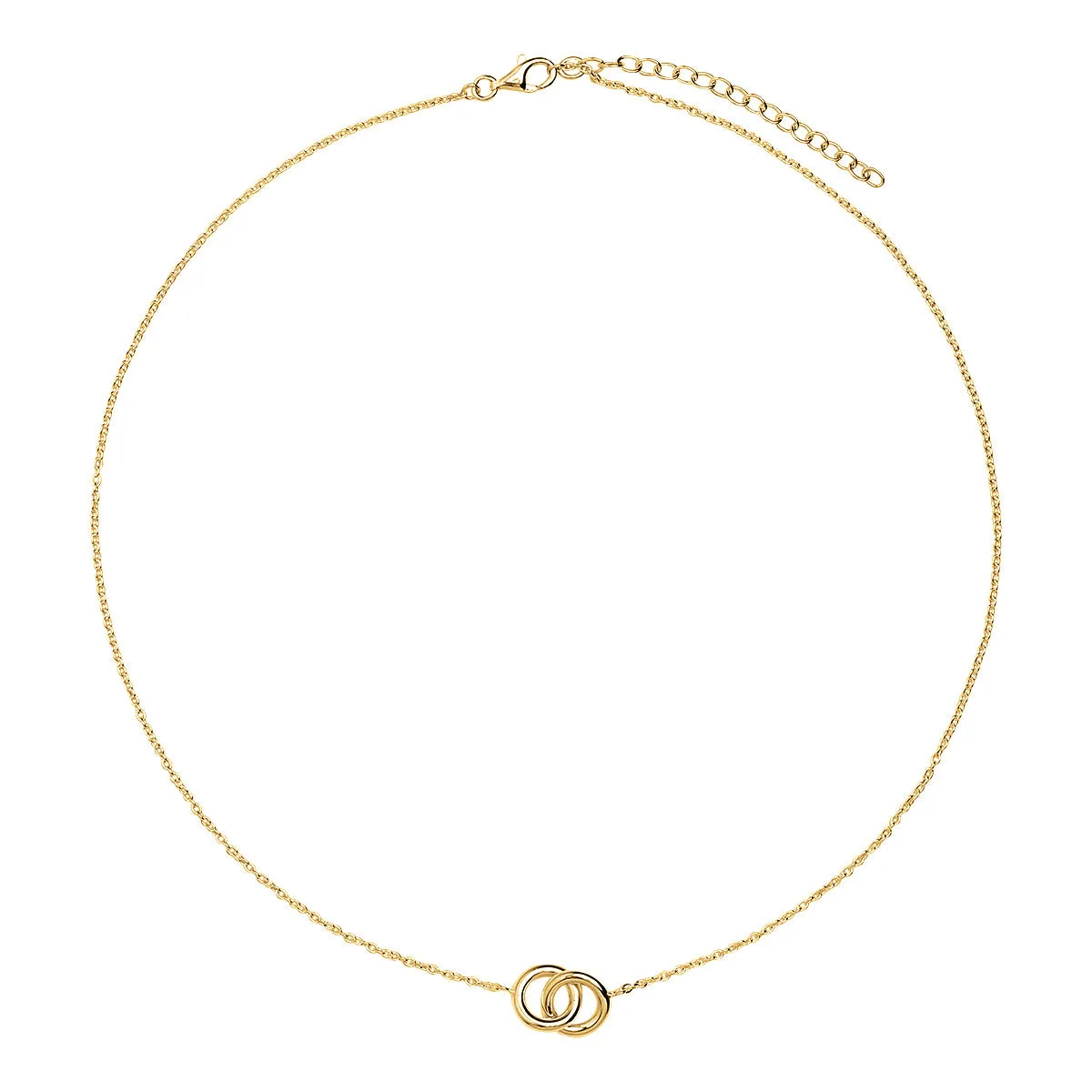 Embrace Necklace (42cm ext) | Yellow Gold