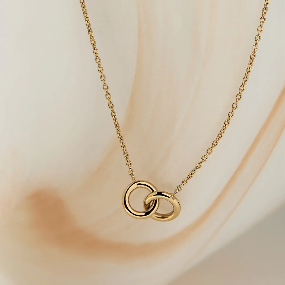 Embrace Necklace (42cm ext) | Yellow Gold