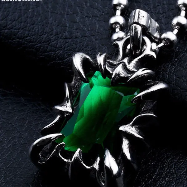 Explosive 3 Colour Goth Claw Pendant