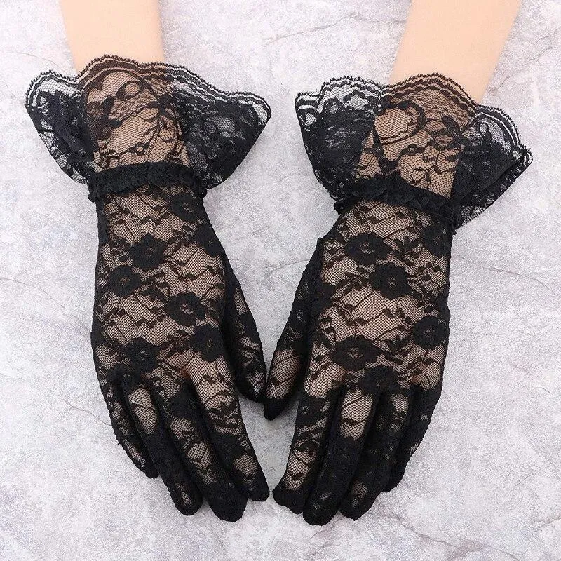 FLORAL PATTERN GLOVES