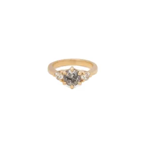 Frankie - Salt And Pepper Diamond Ring