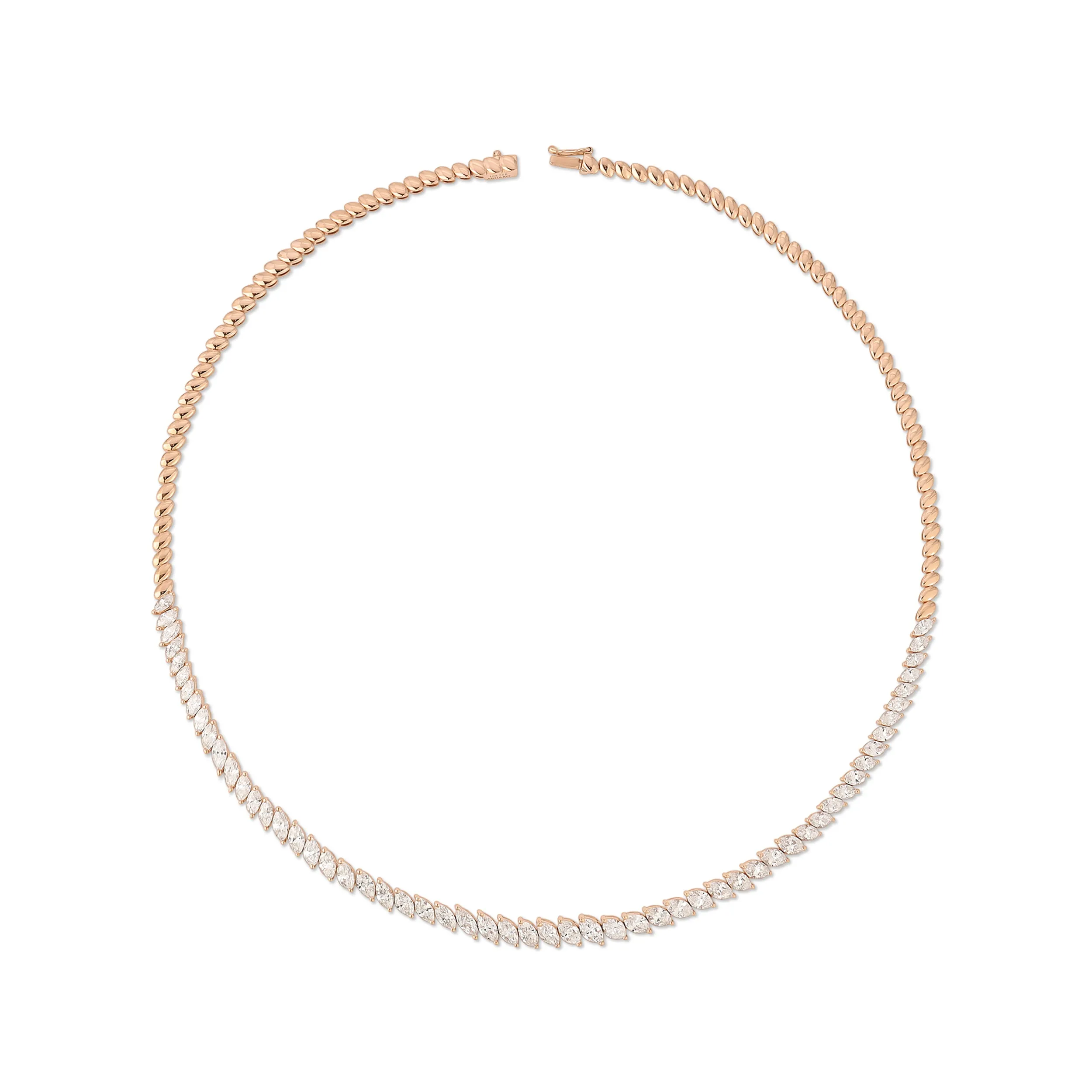 GRADUATED MARQUISE DIAMOND CHOKER