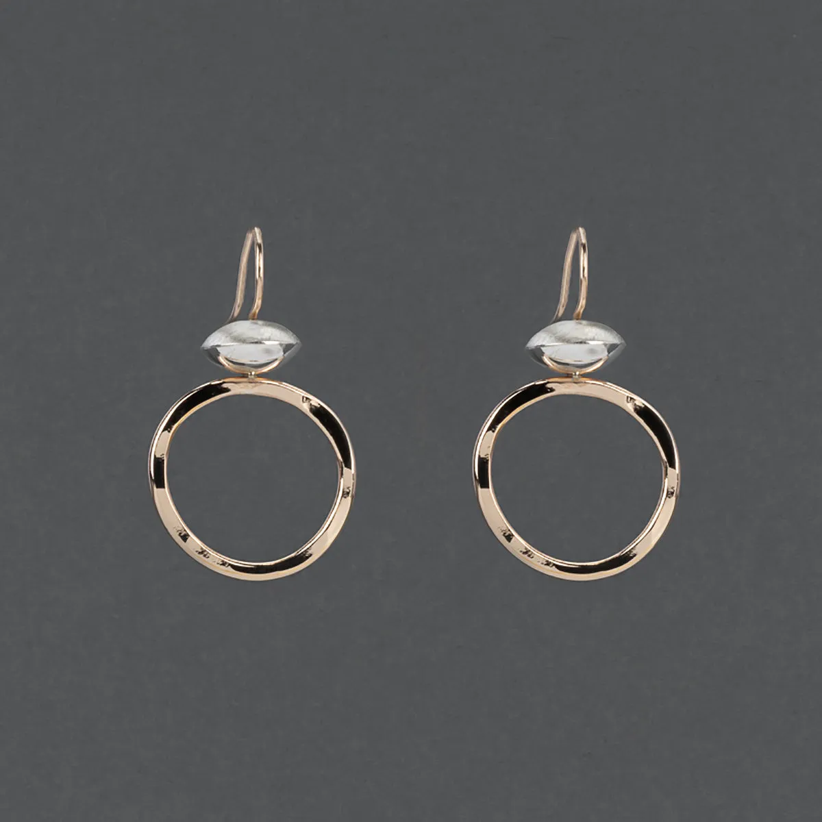 HILMA TWO TONE EARRING