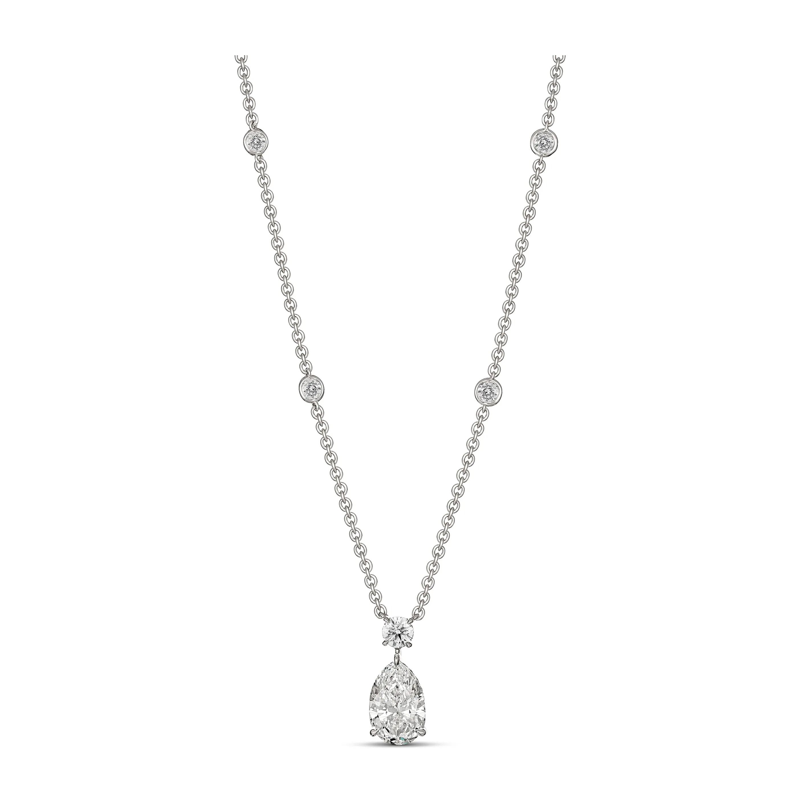 Hot Rocks® Collection Diamond Necklace | White Gold