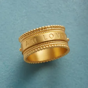 I Am Loved Spinner Ring