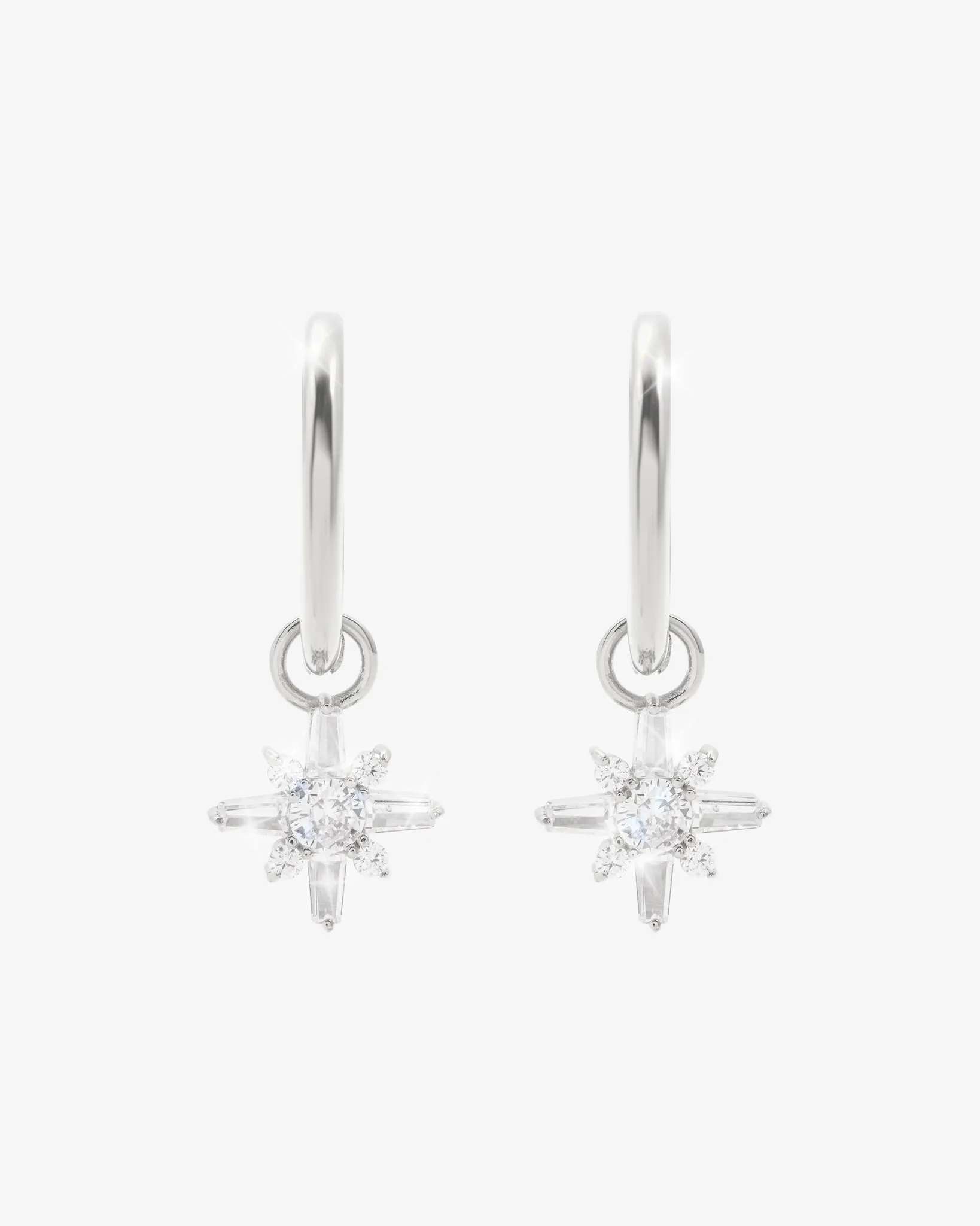 Iced Snowflake Earrings