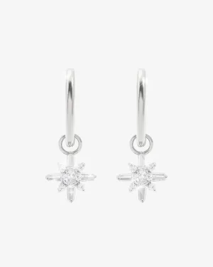 Iced Snowflake Earrings