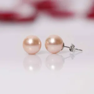 Imeora Cream 10mm Shell Pearl Stud