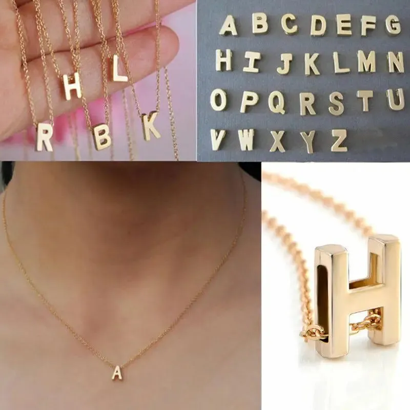 INITIAL F GOLD NECKLACE