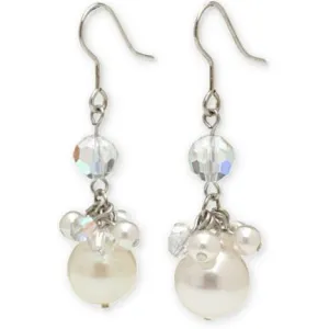 Jessica Pearl and Crystal Earrings