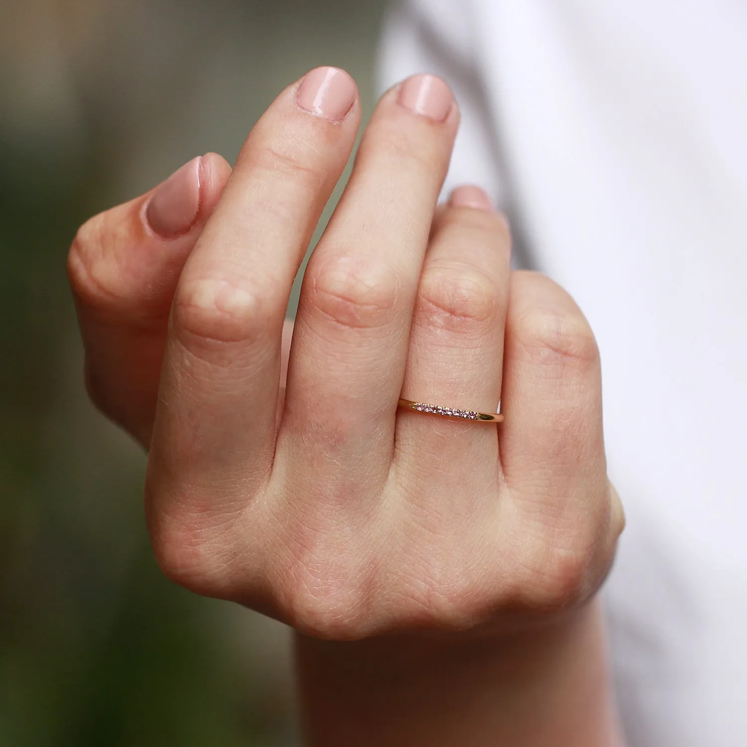 Kelly ring with Amethyst