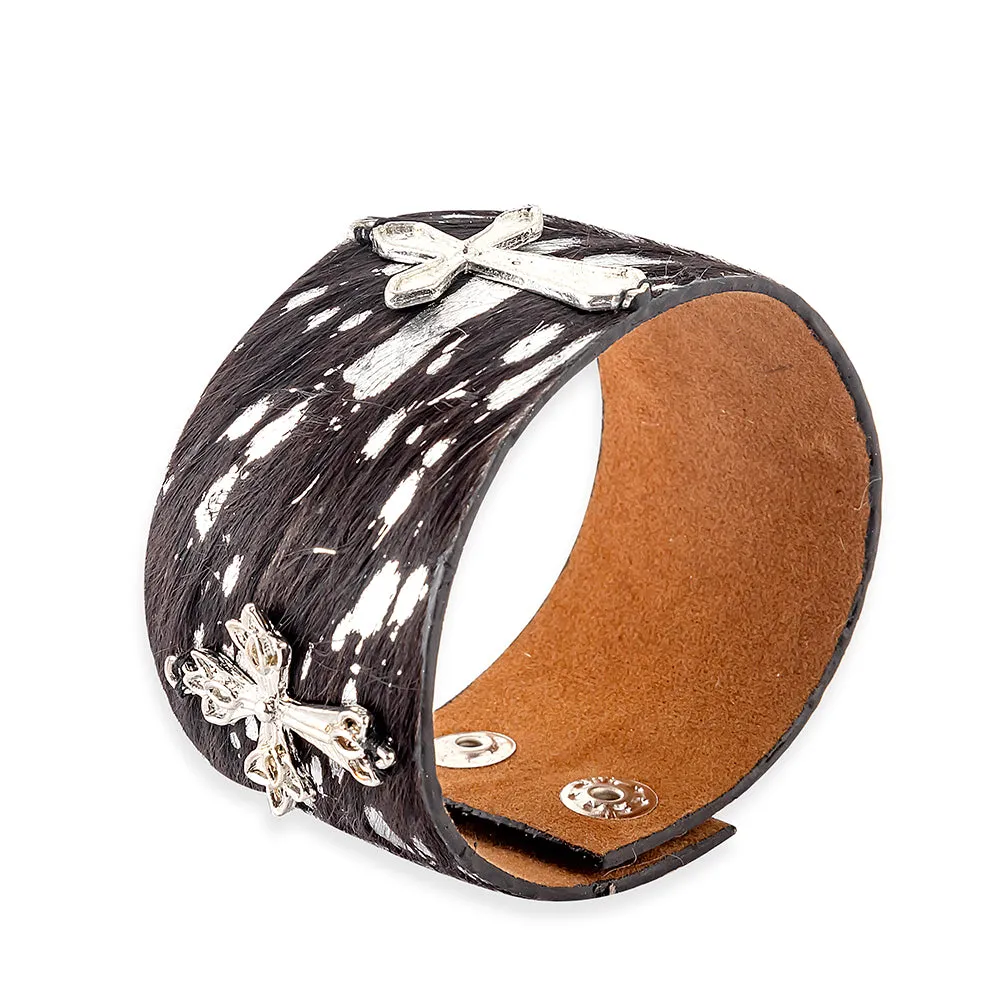 La Cruz Plata Cuff Bracelet