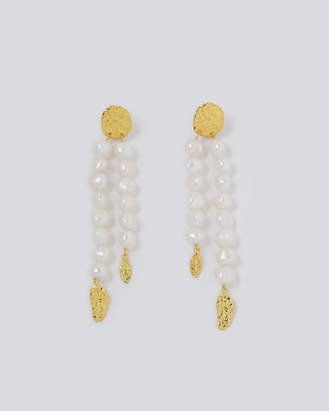 Long Baroque Pearl Earrings