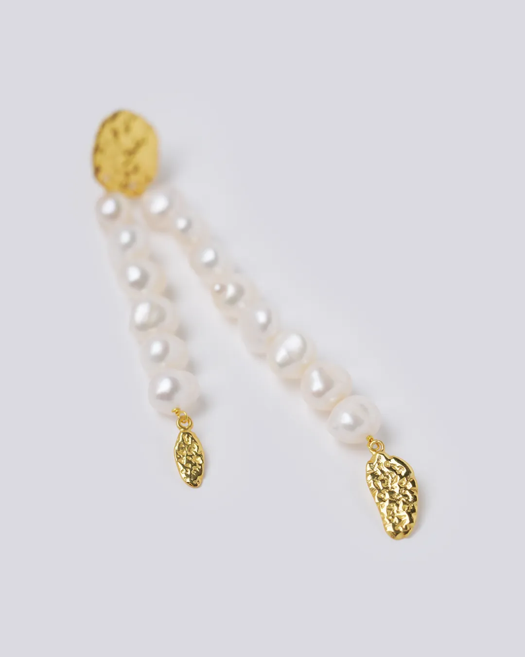 Long Baroque Pearl Earrings