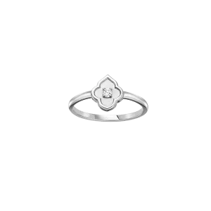 Luce - 1 Diamond White Gold Ring