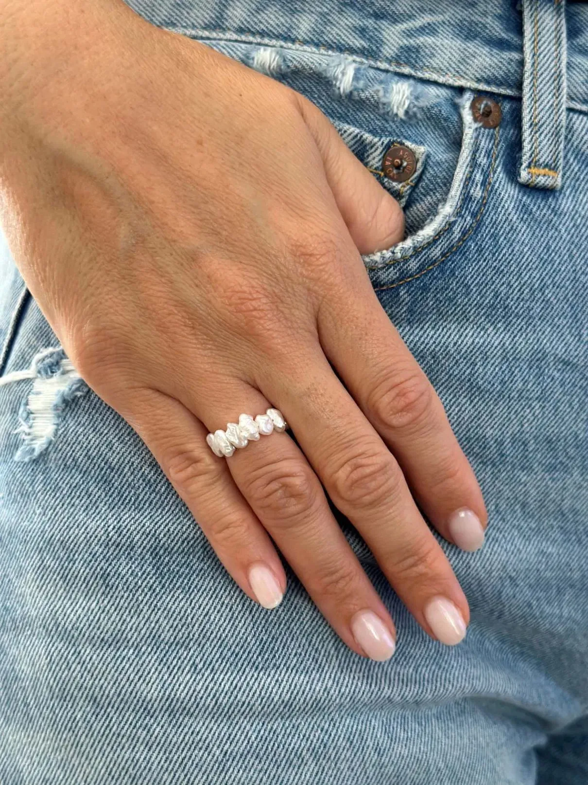 Lulu Pearl Ring