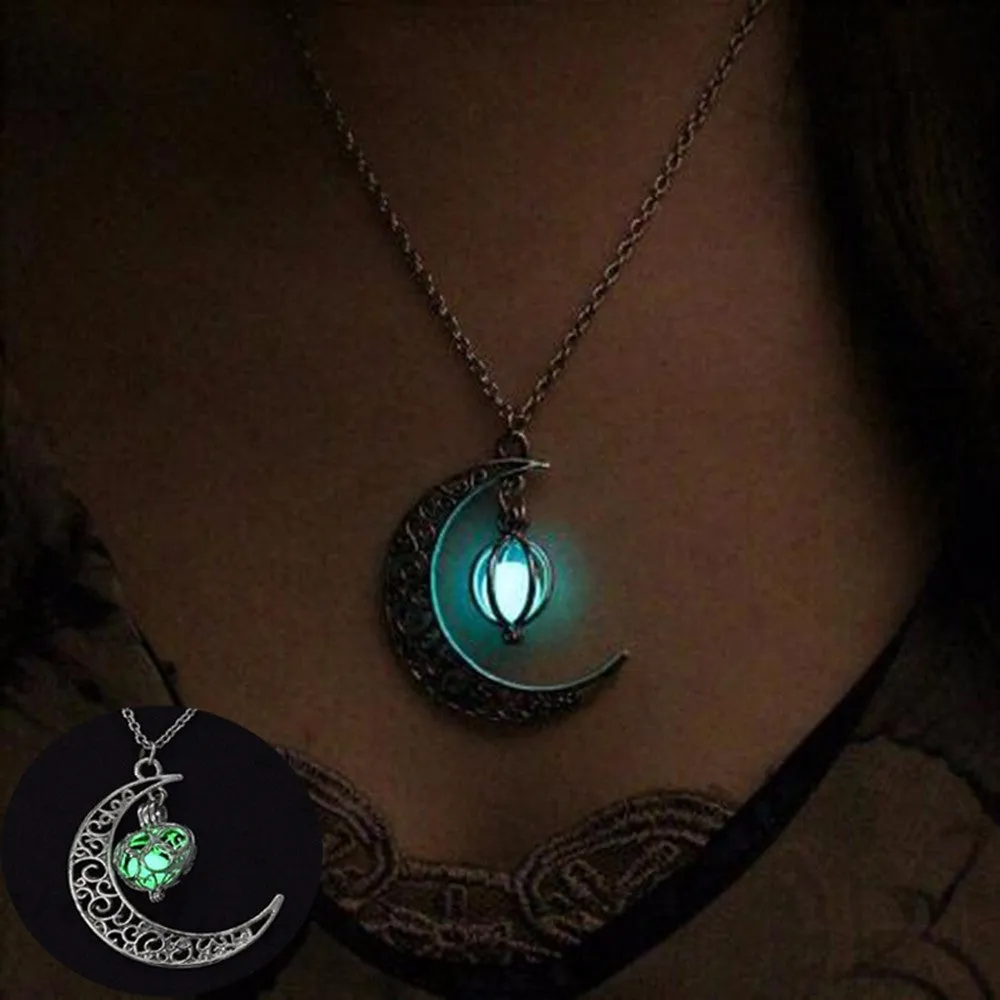 'Luna' Alt Glow In The Dark Necklace