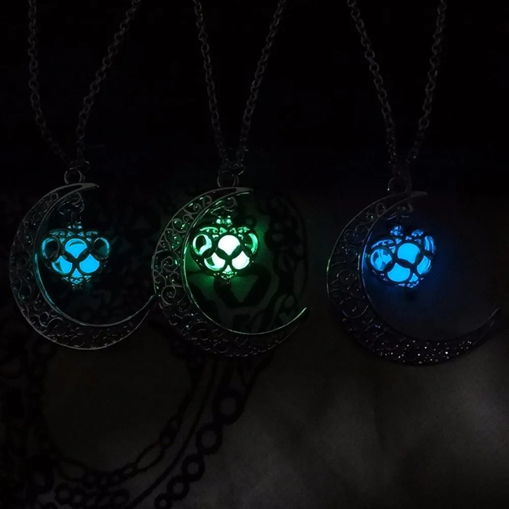 'Luna' Alt Glow In The Dark Necklace