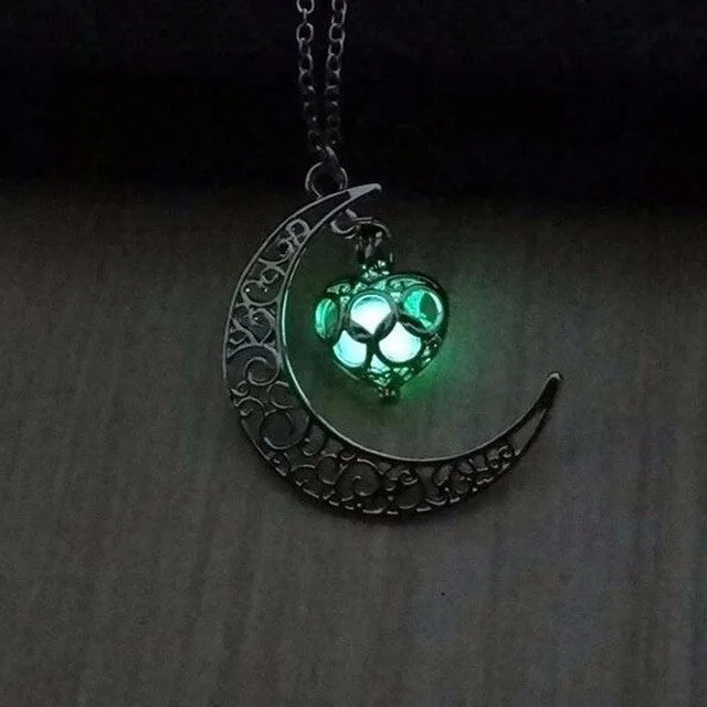 'Luna' Alt Glow In The Dark Necklace