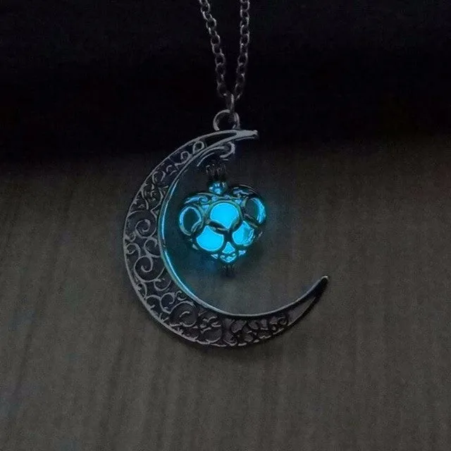 'Luna' Alt Glow In The Dark Necklace