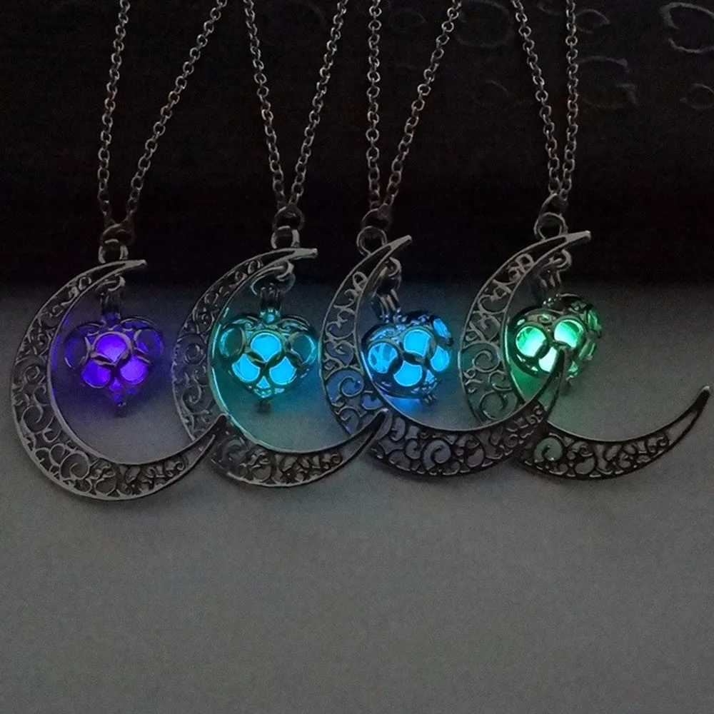 'Luna' Alt Glow In The Dark Necklace