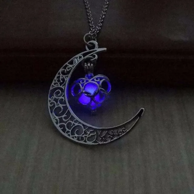 'Luna' Alt Glow In The Dark Necklace